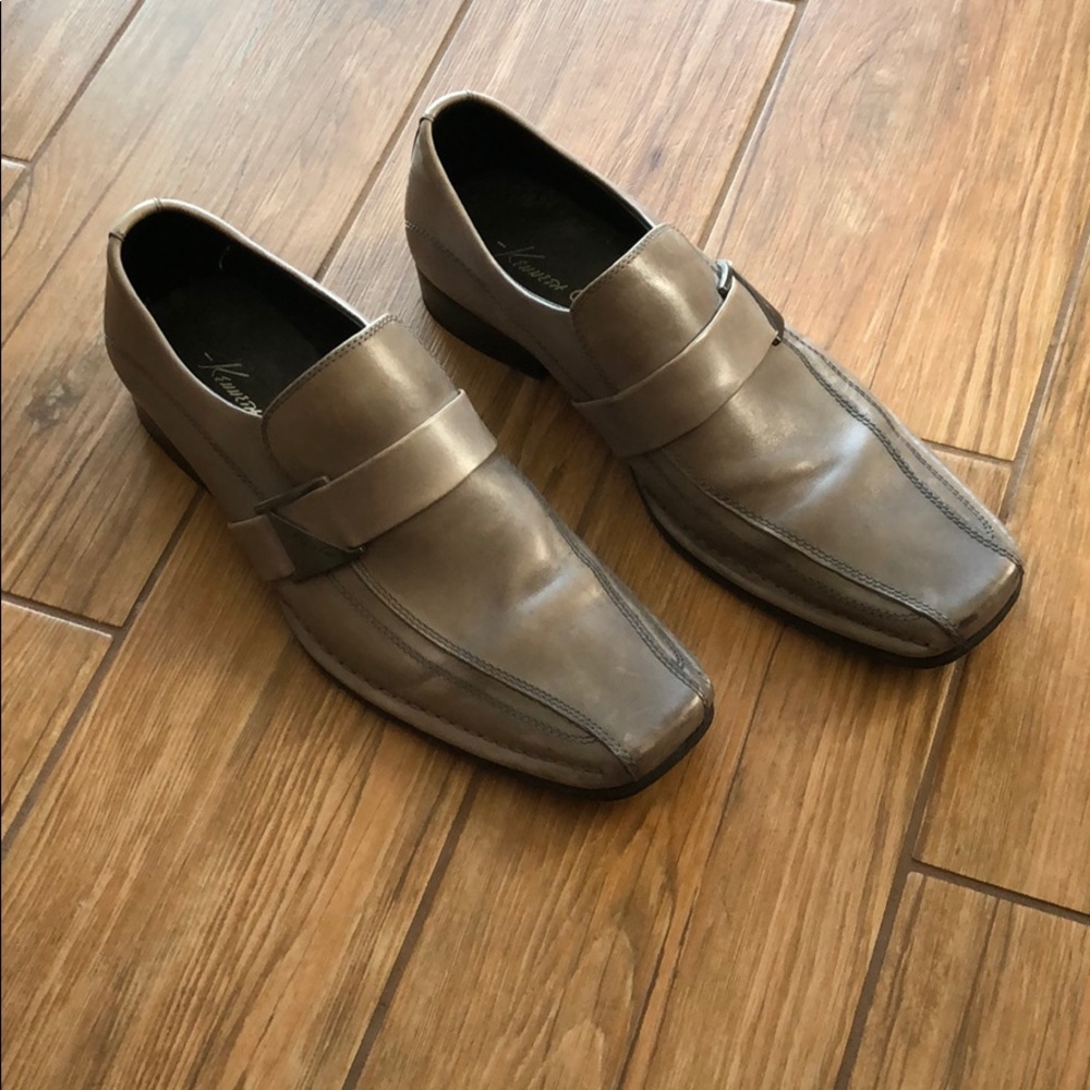 Kenneth Cole gray men’s dress shoes size 7M